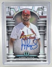 2023 Topps Tribute Olympus Autographs Albert Pujols #OA-AP card