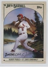 2023 Topps x Bob Ross: The Joy of Baseball Base Set Albert Pujols #27 card
