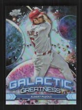 2024 Topps Cosmic Chrome Galactic Greatness Albert Pujols #GG-16 card