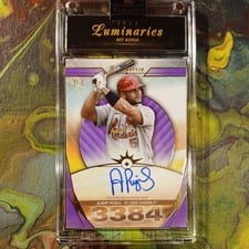 2024 Topps Luminaries Hit Kings Autographs Albert Pujols #HK-AP card