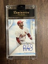 2024 Topps Luminaries Rule the Day Autographs Albert Pujols #RD-AP card