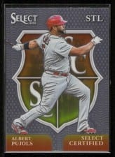 2025 Panini Select Select Certified Albert Pujols #15 card