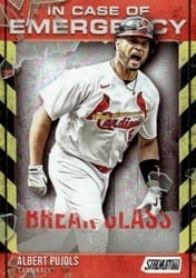 2025 Stadium Club In Case of Emergency Albert Pujols #ICE-6 card