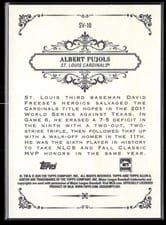 2025 Topps Allen & Ginter Sweet Victory Albert Pujols #SV-10 card