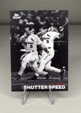 2025 Topps Black & White Shutter Speed Albert Pujols #SS14 card