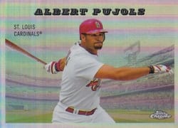 2025 Topps Chrome Platinum 1955 Topps Rails & Sails Albert Pujols #55RS-4 card
