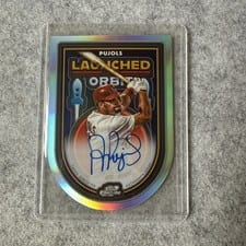2025 Topps Cosmic Chrome Launched Into Orbit Autographs Albert Pujols #LIOA-AP card