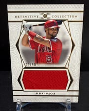 2025 Topps Definitive Collection Jumbo Relic Collection Albert Pujols #DJRC-AP card