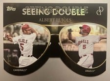 2025 Topps Dynamic Duals Seeing Double Albert Pujols #SD-01 card