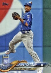 2018 Topps Base Set Alcides Escobar #630 card