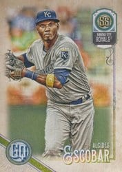 2018 Topps Gypsy Queen Base Set Alcides Escobar #273 card
