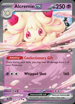 Journey Together Alcremie ex #75 card