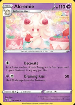 Rebel Clash Alcremie #87 card