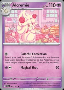 Stellar Crown Alcremie #65 card