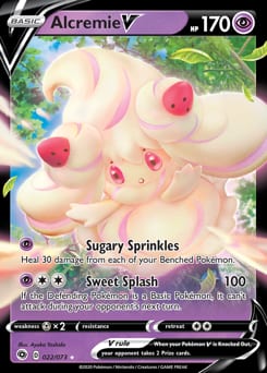 Champion's Path Alcremie V #22 card