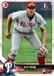 2018 Bowman Draft Base Set Alec Bohm #BD-25 card