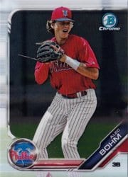 2019 Bowman Chrome Prospects Alec Bohm #BCP-2 card