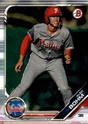 2019 Bowman Draft Base Set Alec Bohm #BD-162 card