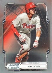2019 Bowman Sterling Base Set Alec Bohm #BPR-37 card