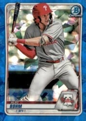 2020 Bowman Sapphire Edition Base Set Alec Bohm #BCP-29 card