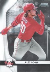 2020 Bowman Sterling Base Set Alec Bohm #BPR-24 card