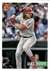 2021 Bowman Heritage Base Set Alec Bohm #19 card