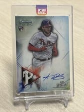 2021 Bowman Sterling Rookie Autographs Alec Bohm #BSRA-AB card
