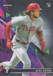 2021 Finest Base Set Alec Bohm #16 card