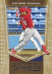 2021 Panini Chronicles Timeless Treasures Alec Bohm #14 card