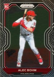 2021 Panini Prizm Base Set Alec Bohm #140 card