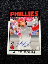 2021 Topps 1986 Topps Baseball Autographs Alec Bohm #86A-ABO card