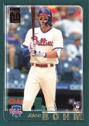 2021 Topps Archives Base Set Alec Bohm #201 card
