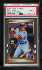 2021 Topps Chrome Alec Bohm #119 card