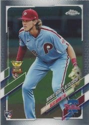 2021 Topps Chrome Update Base Set Alec Bohm #USC17 card