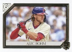 2021 Topps Gallery Base Set Alec Bohm #122 card