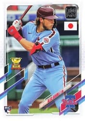 2021 Topps Japan Edition Base Set Alec Bohm #160 card