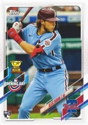 2021 Topps Opening Day Base Set Alec Bohm #62 card