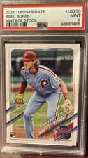 2021 Topps Update Alec Bohm Vintage Stock #US250 card