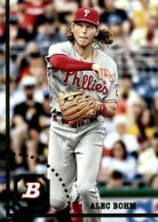 2022 Bowman Heritage Base Set Alec Bohm #77 card