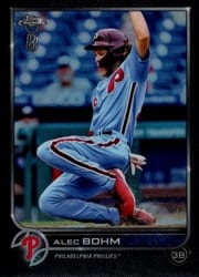 2022 Topps Chrome Ben Baller Edition Base Set Alec Bohm #89 card