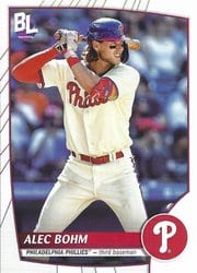2023 Topps Big League Base Set Alec Bohm #110 card