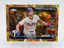 2024 Topps Chrome Sapphire Edition Base Set Alec Bohm #266 card