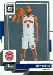 2022-23 Donruss Optic Base Set Alec Burks #104 card