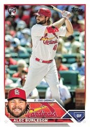 2023 Topps Base Set Alec Burleson #622 card