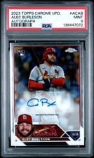 2023 Topps Chrome Update Autograph Alec Burleson #AC-AB card