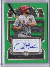 2023 Topps Definitive Collection Rookie Autographs Alec Burleson #DRA-AB card