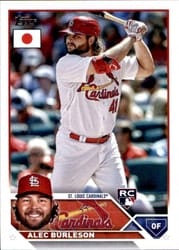 2023 Topps Japan Edition Base Set Alec Burleson #96 card
