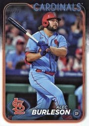 2024 Topps Update Base Set Alec Burleson #US256 card