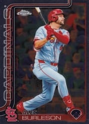 2025 Topps Chrome Base Set Alec Burleson #281 card