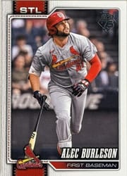 2026 Topps Base Set Alec Burleson #573 card